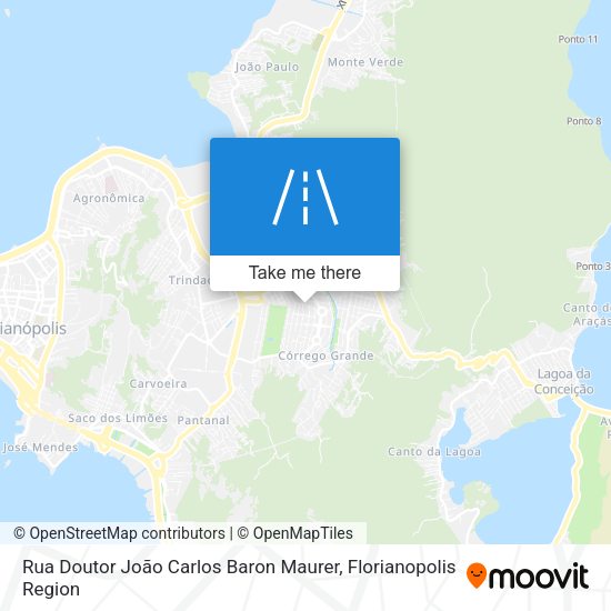 Rua Doutor João Carlos Baron Maurer map
