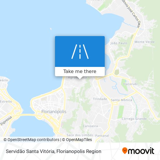 Servidão Santa Vitória map