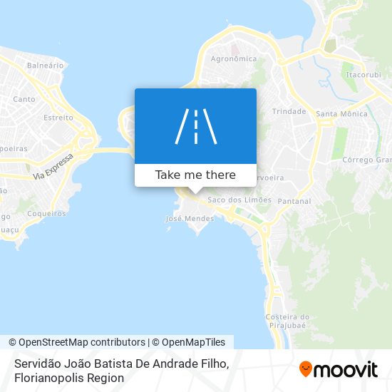 Servidão João Batista De Andrade Filho map