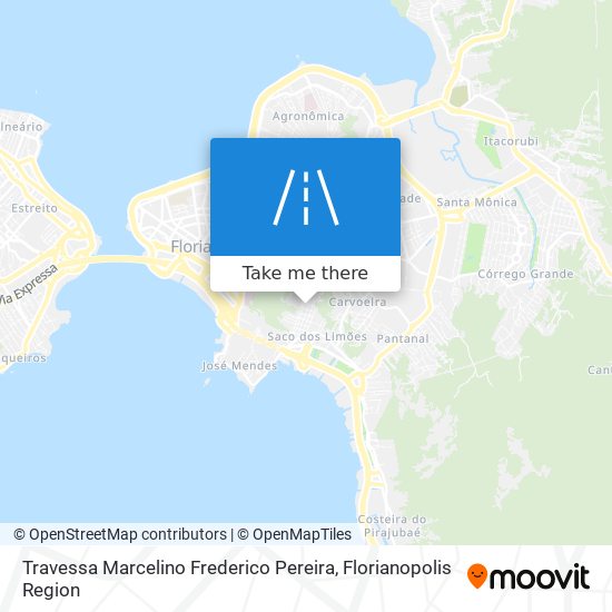 Mapa Travessa Marcelino Frederico Pereira