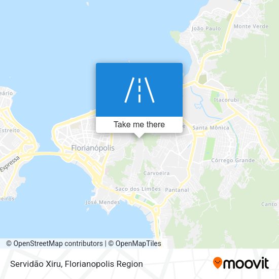 Servidão Xiru map
