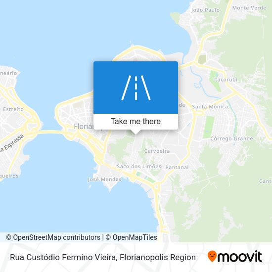 Rua Custódio Fermino Vieira map