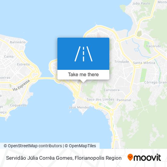 Mapa Servidão Júlia Corrêa Gomes