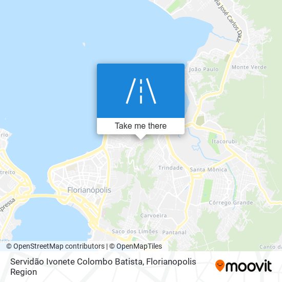 Servidão Ivonete Colombo Batista map