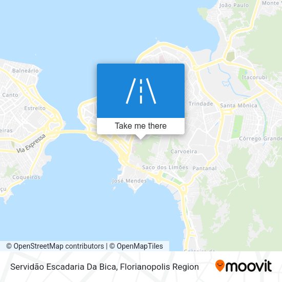 Servidão Escadaria Da Bica map