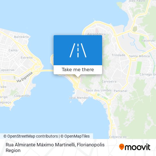 Mapa Rua Almirante Máximo Martinelli