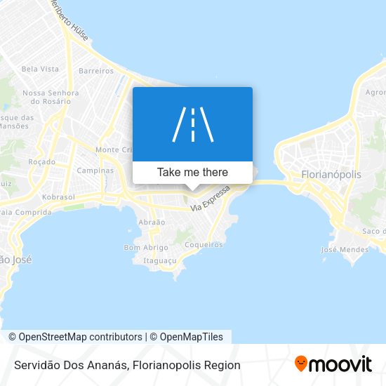 Servidão Dos Ananás map