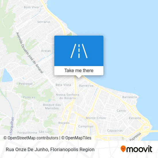 Rua Onze De Junho map