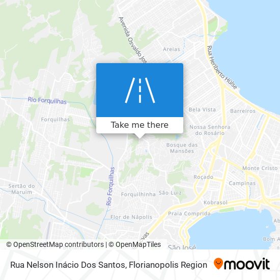 Mapa Rua Nelson Inácio Dos Santos