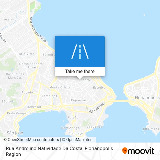 Rua Andrelino Natividade Da Costa map