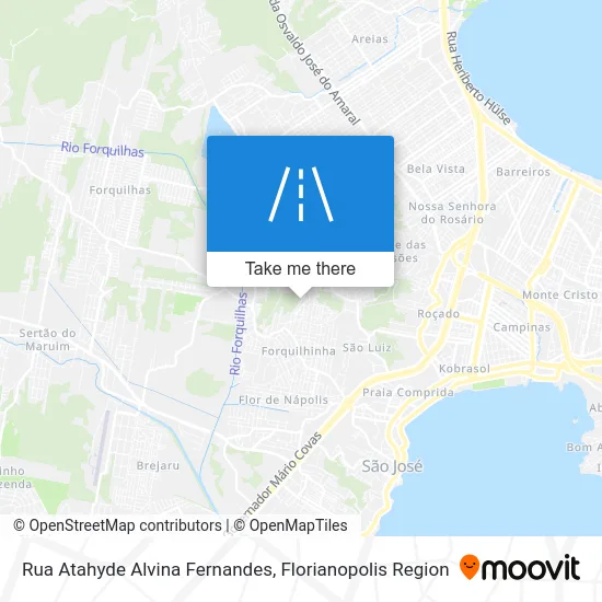 Rua Atahyde Alvina Fernandes map