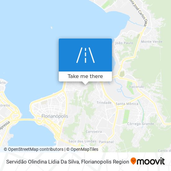 Servidão Olindina Lídia Da Silva map