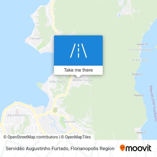 Servidão Augustinho Furtado map