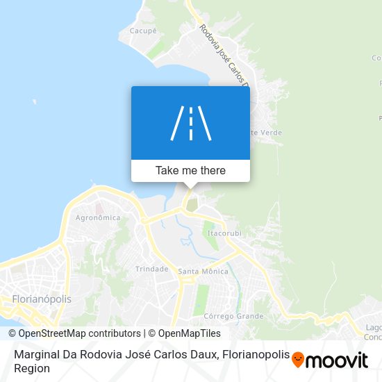 Marginal Da Rodovia José Carlos Daux map