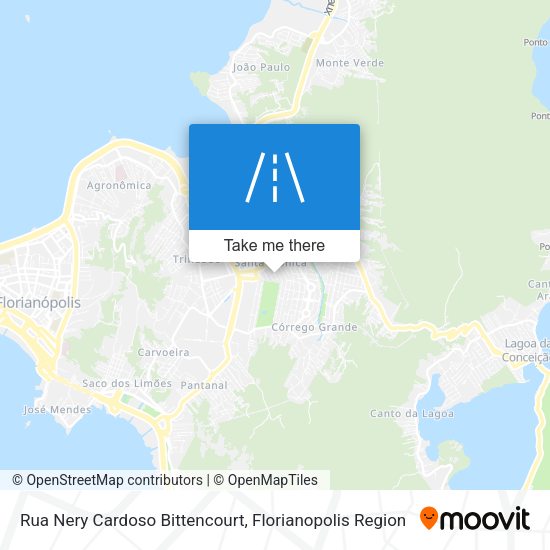 Rua Nery Cardoso Bittencourt map