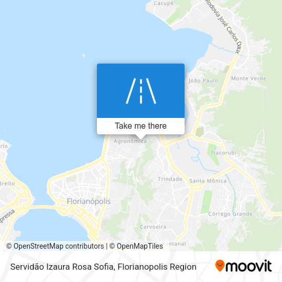 Servidão Izaura Rosa Sofia map