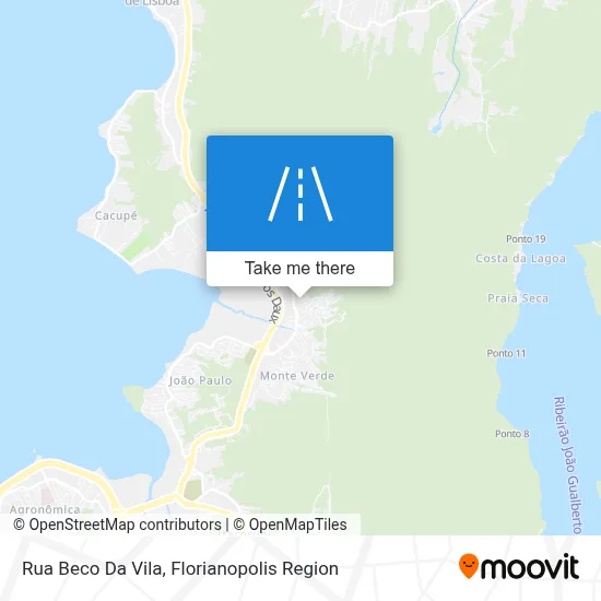 Rua Beco Da Vila map