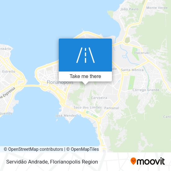 Servidão Andrade map