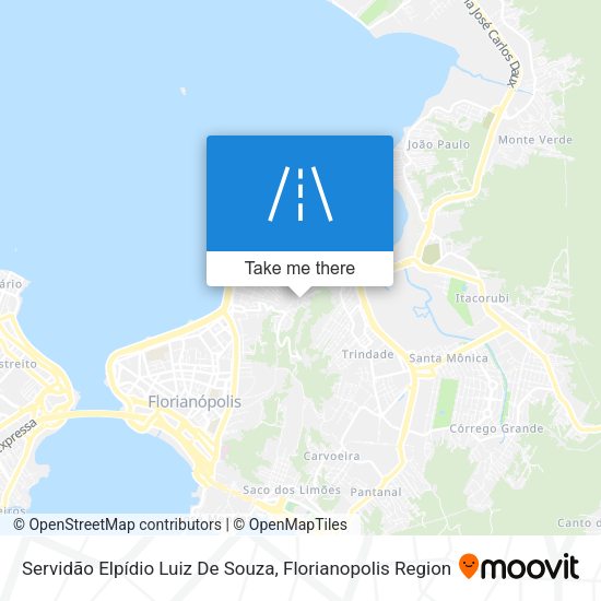 Servidão Elpídio Luiz De Souza map