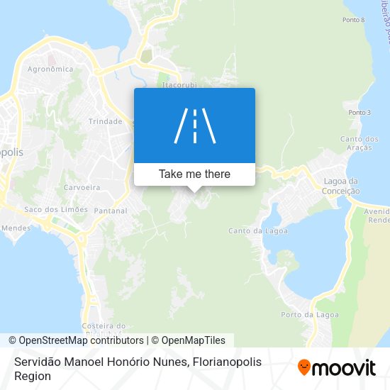 Servidão Manoel Honório Nunes map