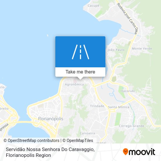Servidão Nossa Senhora Do Caravaggio map