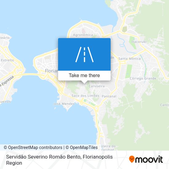 Servidão Severino Romão Bento map