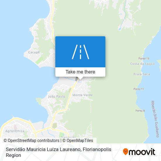 Servidão Maurícia Luíza Laureano map