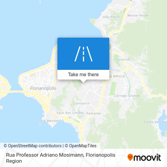 Rua Professor Adriano Mosimann map