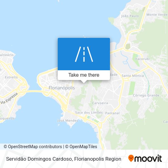 Servidão Domingos Cardoso map