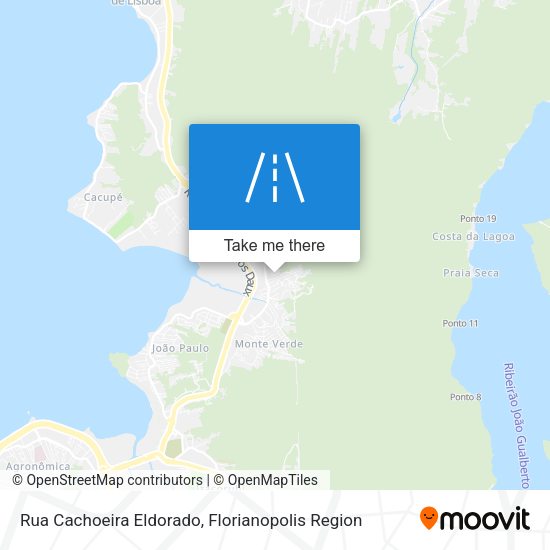 Rua Cachoeira Eldorado map