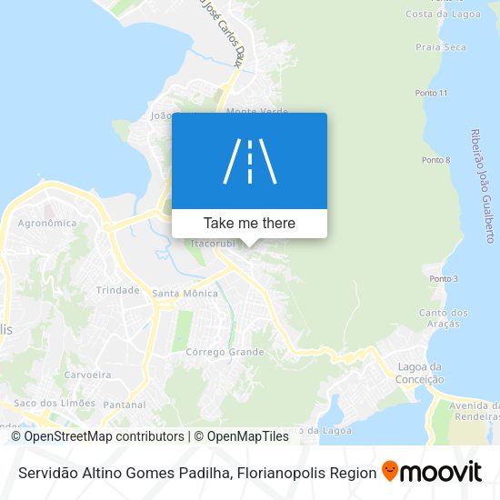 Servidão Altino Gomes Padilha map