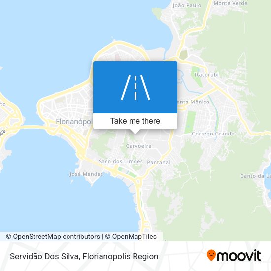 Servidão Dos Silva map