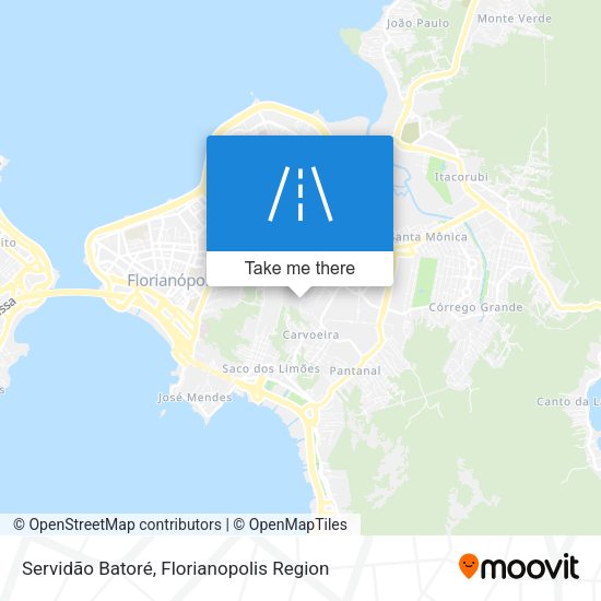 Servidão Batoré map
