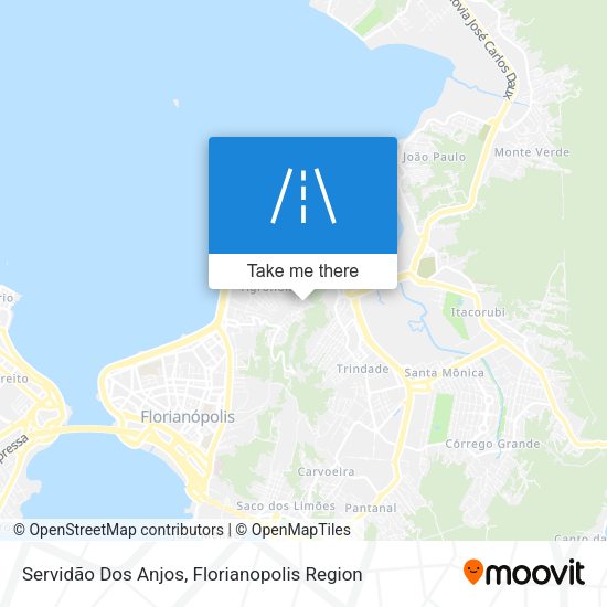 Servidão Dos Anjos map