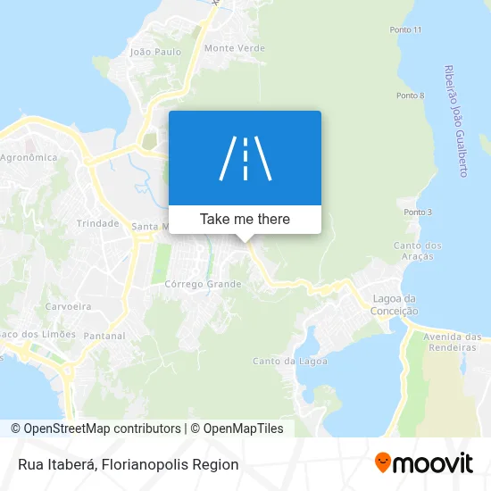 Rua Itaberá map