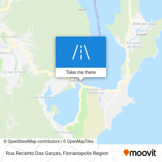 Rua Recanto Das Garças map