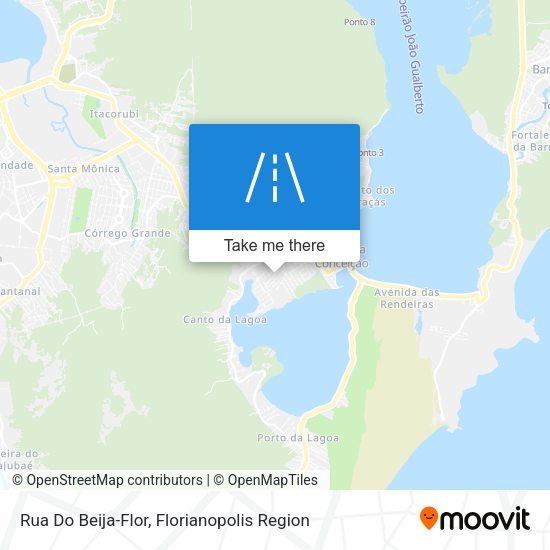 Rua Do Beija-Flor map