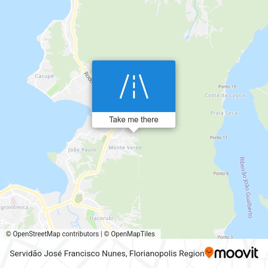 Servidão José Francisco Nunes map