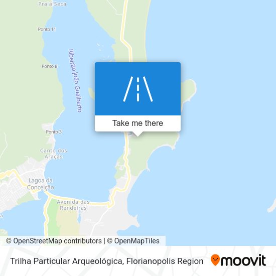 Trilha Particular Arqueológica map