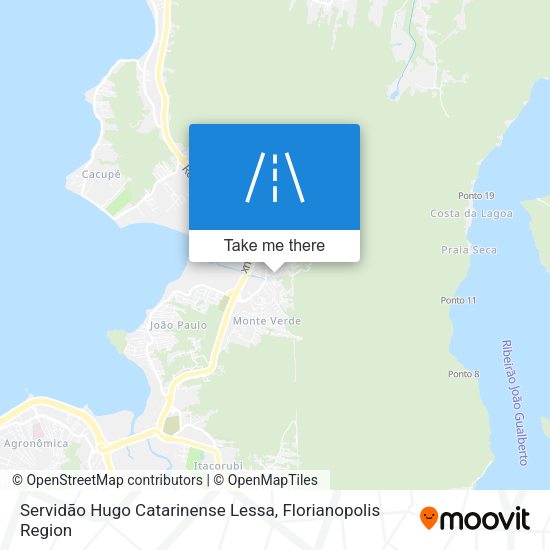 Servidão Hugo Catarinense Lessa map