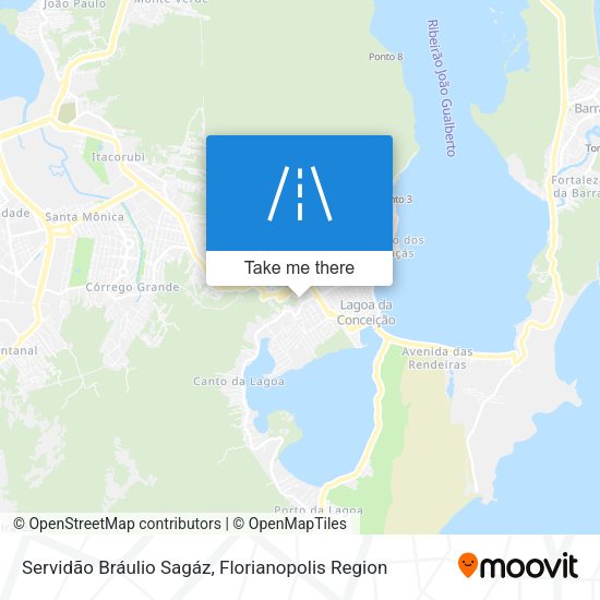 Servidão Bráulio Sagáz map