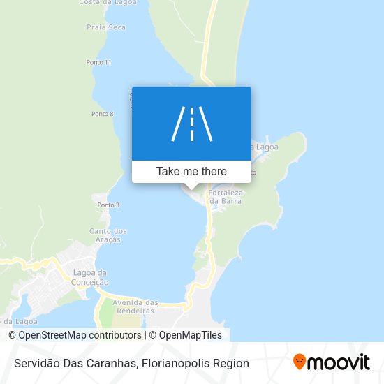 Servidão Das Caranhas map