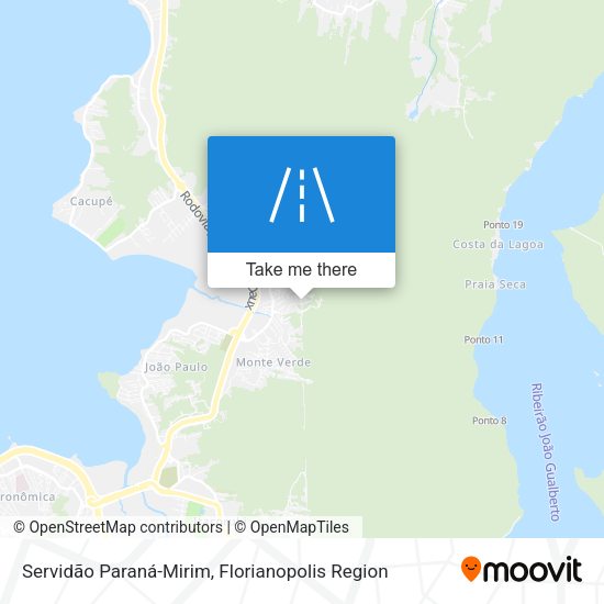 Servidão Paraná-Mirim map