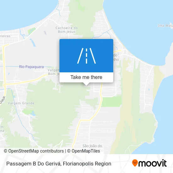 Passagem B Do Gerivá map