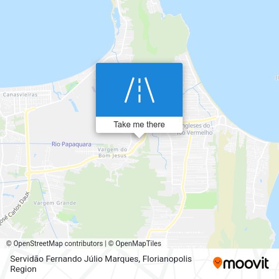 Servidão Fernando Júlio Marques map