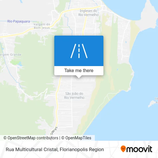 Rua Multicultural Cristal map