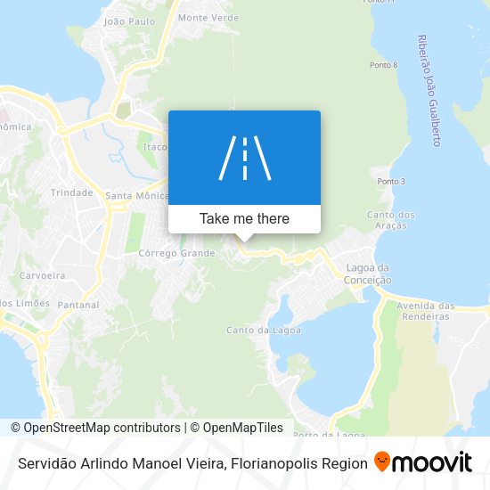 Servidão Arlindo Manoel Vieira map