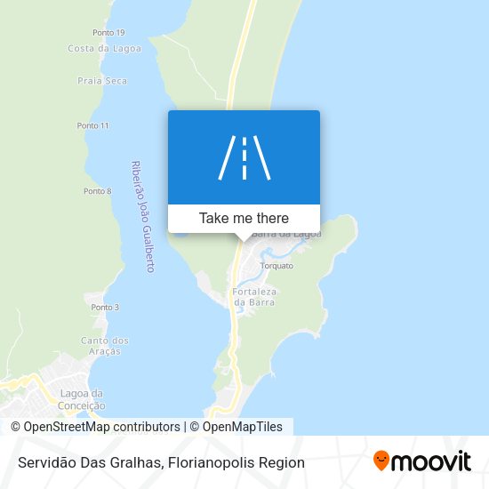 Servidão Das Gralhas map