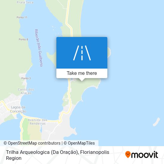 Trilha Arqueologica (Da Oração) map