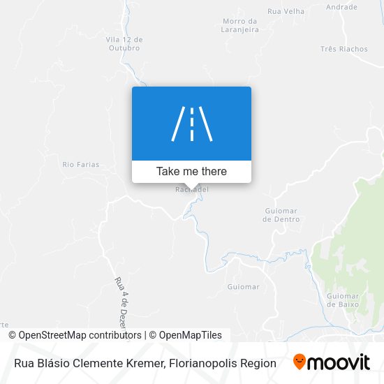 Rua Blásio Clemente Kremer map